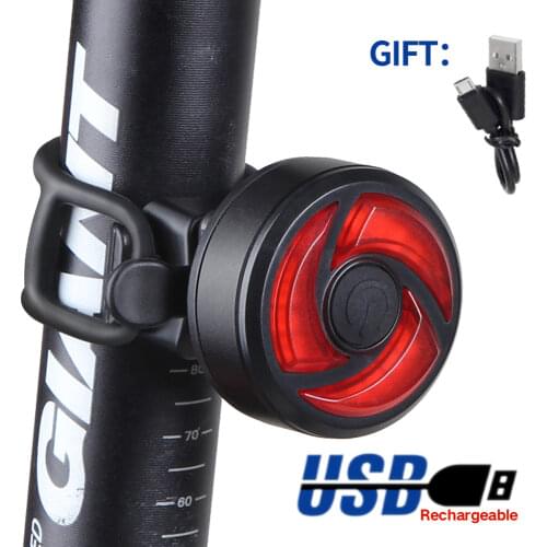 USB Rechargeable Bicycle Rear Light Cycling LED Taillight Back Lamp for Bicycle sign folding bike accessories led bike light