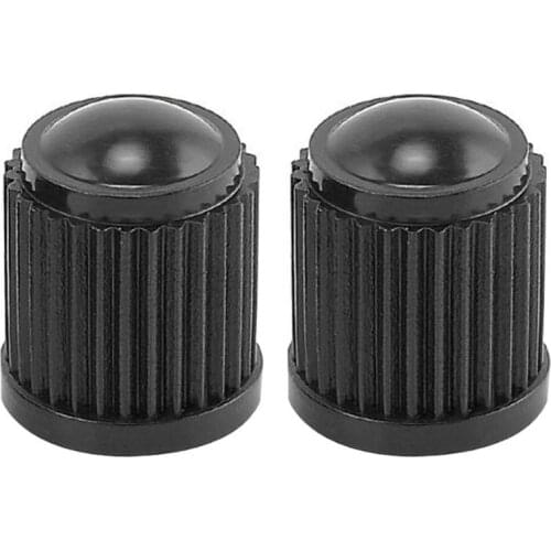 100 Pcs Outdoor Bicycle Tire Valve Cap Bicycle Motorcycle Plastic Car Valve Cap Black Accessories L3Q3