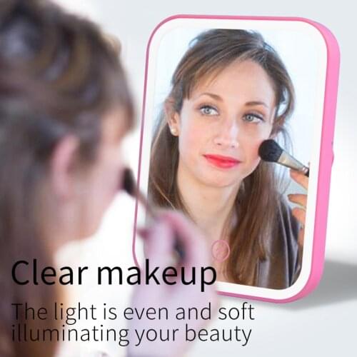 Beauty Led Light Makeup Mirror Touch Screen Miroir Maquillage Specchio Trucco Spiegel Table Standing Handheld Espejo