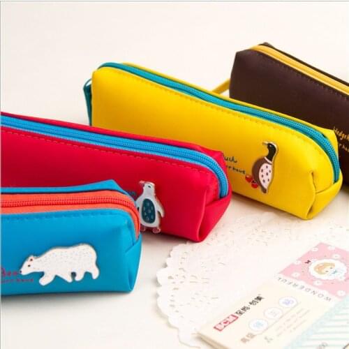 Student Stationery Pencil Bag Forest Fairy Pencil Bag Polyester Cartoon Stationery Creative Pencil Bag Factory Direct CL-1939