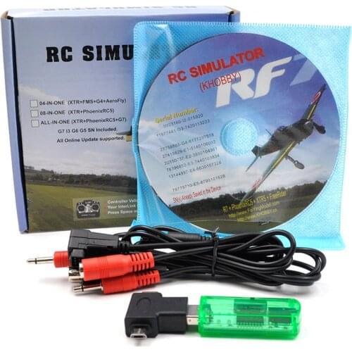 22 in 1 RC Wireless Flight Simulator Realflight G7 phoenix 5.0 For Flysky i6x/ FUTABA/ Radiolink AT9s at10