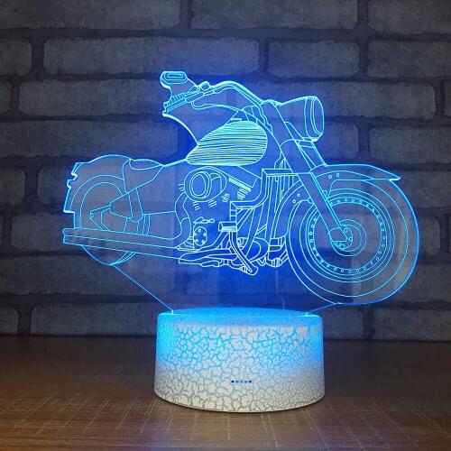 3d Creative 7 Color Night Desk Lamp Usb Plug Remote Control Touch Multi Function Night Led Table Lamps For Living Room