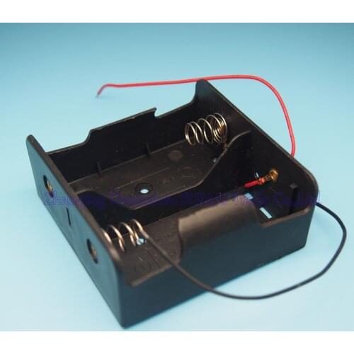 5pcs/lot Size D Battery Case / 2x size D battery for 2pcs size D batteries