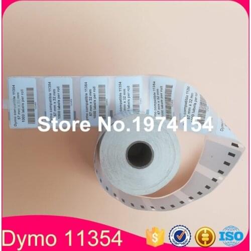 50 Rolls Dymo Compatible 11354 Label 57mm*32mm 1000Pcs Compatible for LabelWriter 400 450 450Turbo Printer SLP 440 450