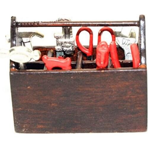 RC Car Accessories Decor Mini Repair Toolbox for 1/10 RC Crawler Axial SCX10 TAMIYA C01 RC4WD D90 TF2 for Traxxas TRX-4 Truck Ca