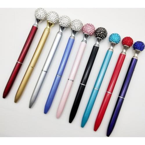 Free shipping 500pcs/lot customized logo metal pen; diamond metal pen; promotional ballpoint pen; writing pen mp49