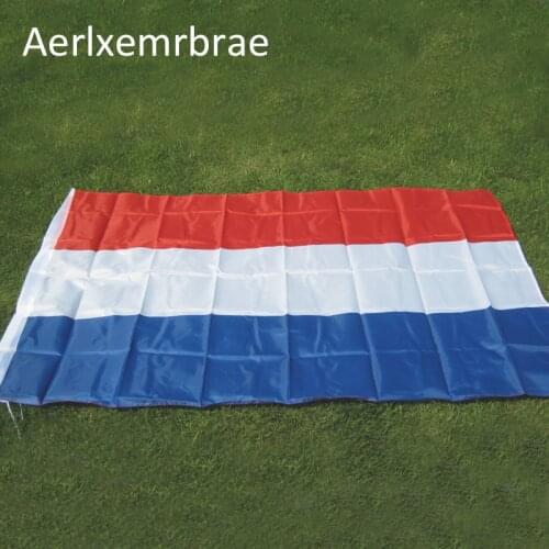 Free Shipping aerlxemrbrae flag Netherlands Flag 90*150cm Polyester Dutch National Banner