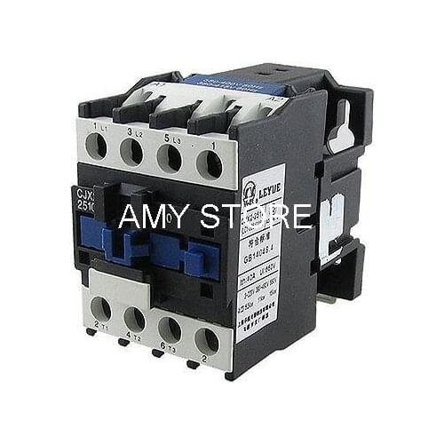 CJX2-2510 Motor Control AC Contactor 3 Poles One NO AC-3 11Kw 380V Coil