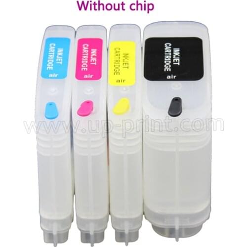 UP 4pcs without chip empty refillable Ink cartridges for HP 940 Officejet Pro 8500 All-in-One 8000 Printer
