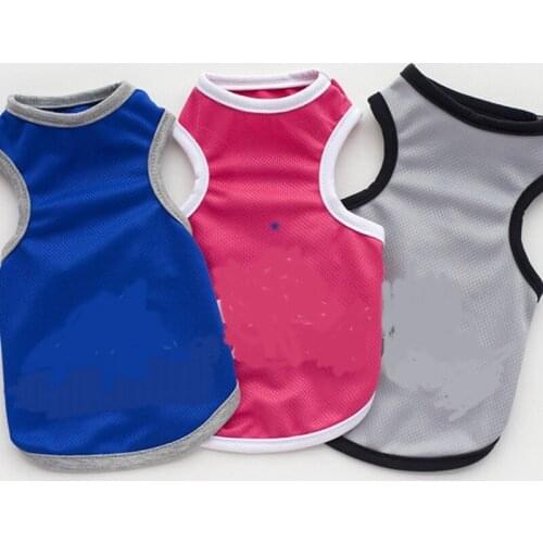 ALI Dog Shirts Chiwawa Clothes For Dogs Shih Tzu T Shirt YorkshireS Terrier Shih Tzu Pet Clothes Breathable Accessories Apparel