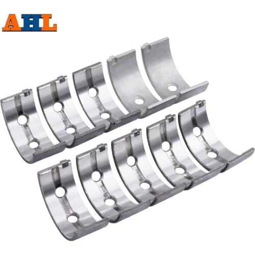 AHL 10Pcs STD +25 +50 Motorcycle Main Crankshaft Bearing For KAWASAKI ZXR400 ZXR400R 1989-1994 ZX400 ZX-4 ZR400 ZXR ZX ZR 400