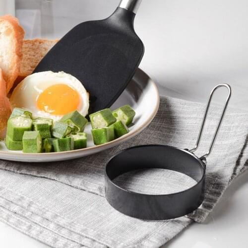 Kitchen Cooking Tool Sets Stainless Steel Fried Egg Mould Omelette Decoration Frying Egg Pancake Cooking Tools 5 Pcs/set