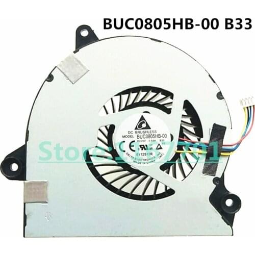 New Original Laptop/Notebook CPU cooling Fan for Asus Vivomini VC65 VC65R BUC0805HB-00 B33 BUC0805HD-00 CKZ DC5V 4pin