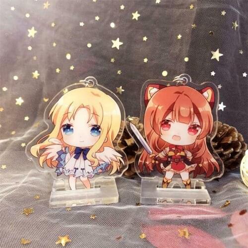 New Anime Tate no Yuusha no Nariagari Raphtalia Filo Keychain Stand Charm Acrylic keychain Cosplay Gifts