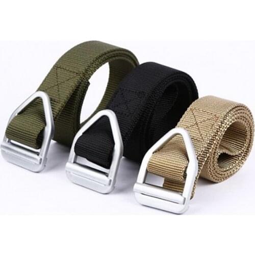 Outdoor Sports Hiking Fishing Belt Mens SWAT Military Belt Adjustable Heavy Duty Training Waist Belt Hunting Accessories