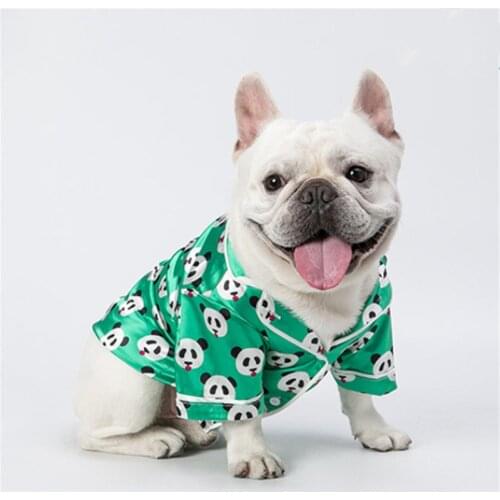 Cat Dog Shirt Pajamas Pomeranian Poodle Bichon Schnauzer Pug French Bulldog Clothes Welsh Corgi Clothing Pet Costume Pyjama Coat
