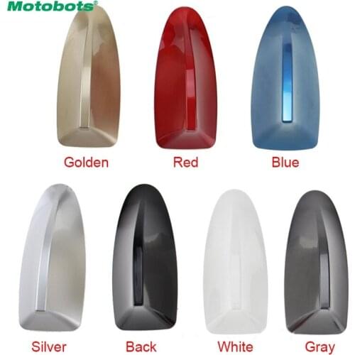 FEELDO 1PC Waterproof Universal Car Radio Antenna Shark Fin Roof Decorative Antenna With FM/AM Radio Function 7-Color #AM2743