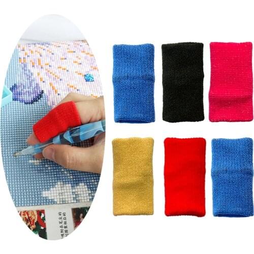 5D Diamond Painting Tools Fingers Protection Cover for Diamond Drills Pen Hand Pain Relief Embroidery Accessories Finger Sleeves