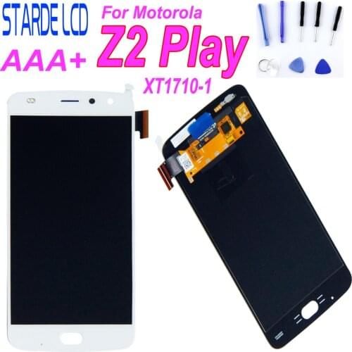 For Motorola Moto Z2 Play XT1710-01/07/08/10 5.5 inch AMOLED LCD Display Touch Screen Digitizer 1920*1080 Assembly with Tools