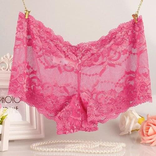 10Pc/Lot Womens Underwear Lace Womens Panties Sexy Boxer Underwear Fun Underwear