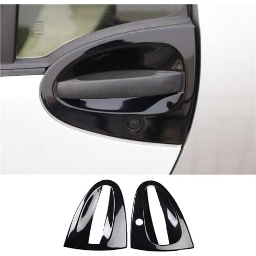 2 PCS Car Modified Outer Door Bowl Protection Decorative Shell For 2008-2014 Smart 451 Fortwo Car Accessories Exterior Styling