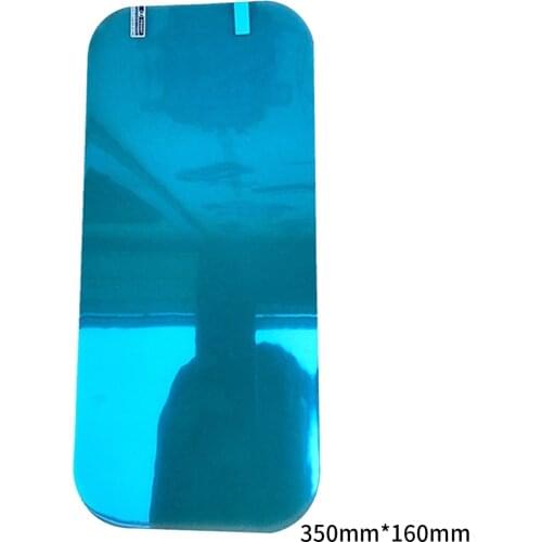 2pcs Bus Rainproof Effective Truck Ultra Clear Adhesive Full Screen Universal Pet Rearview Mirror Film Pasting Anti-fog