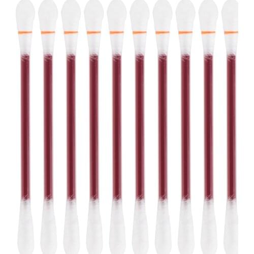 20PCS Disposable Iodine Cotton Stick Wound Disinfection Treatment Disposable Swab For Family Outdoor Climbing Aid Kit Supplies