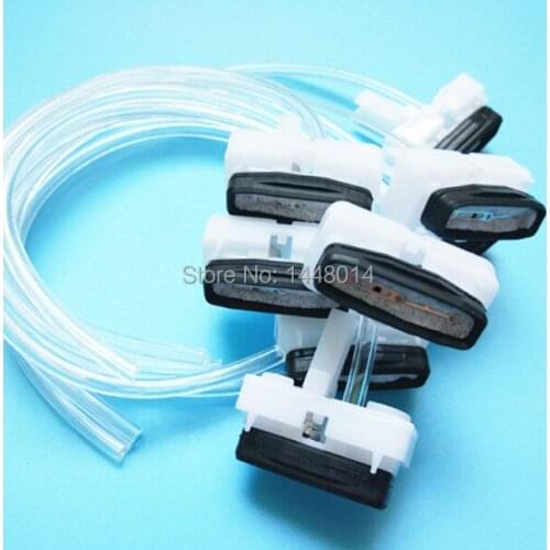 8pcs For Epson DX4 eco solvent capping station with tube foam swab for Mutoh Roland Mimaki JV4 DX4 cap top