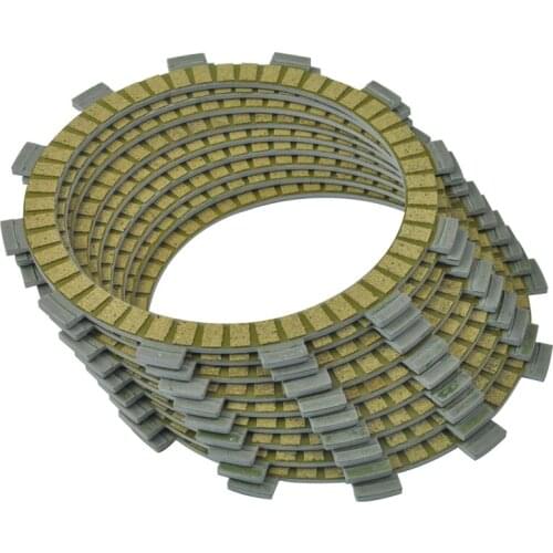 9pc Motorcycle Friction Clutch Plates For Yamaha YZF750 R YZF750R 93-98 TDM900 02-15 TDM900X Motorbike Engine Parts