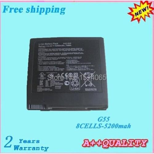 5200mah A42-G55 Laptop battery For ASUS G55V G55VM G55VW G55 Notebook battery