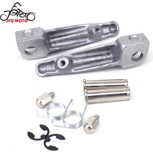 For KAWASAKI ZX6R ZX636 ZX9R ZX10R Z750 Z1000 Z750S ER6N ER6F NINJA 650R Motorcycle Footrest Footpegs Foot Pegs