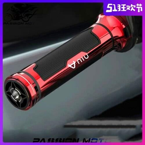 For Niu N1s Ngt u + Electric Scooter Refitted Throttle Handle Anti Slip Rubber Sleeve Handle Rubber Cnc Accessories