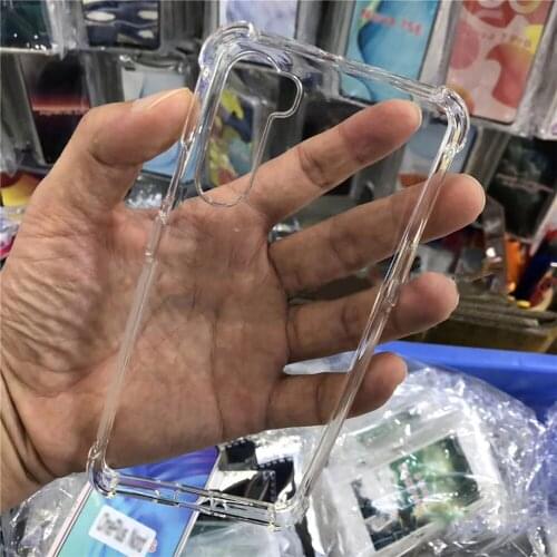 For One Plus Nord Transparent TPU Four-corner Thick Shockproof Shell Phone Case for One Plus Nord Phone Accessories