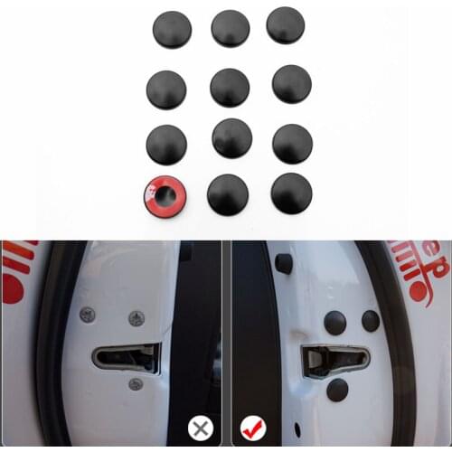 12PCS Door Lock Screw Protector Cover For Mercedes-Benz Series-A B C E S G M ML GLK CL CLK CLS GL GLK R SL SLK SLS AMG TPMS