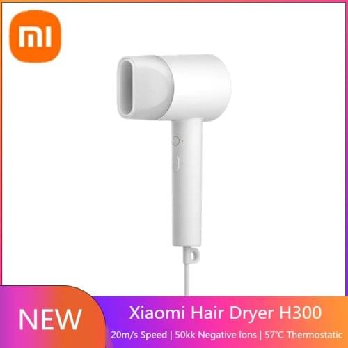 Xiaomi Mijia H300 Anion Hair Dryer 1600W Portable Hairdryer Diffuser New Negative Ion Hair Care Quick Dry for Home Use CMJ01ZHM