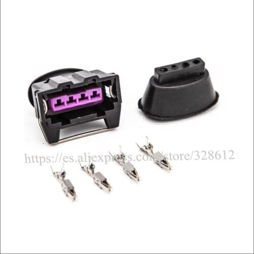 DJ7044Ａ-3.5-21 car wire male female cable Waterproof sheath 4 pin connector automotive Plug socket include terminal and seal