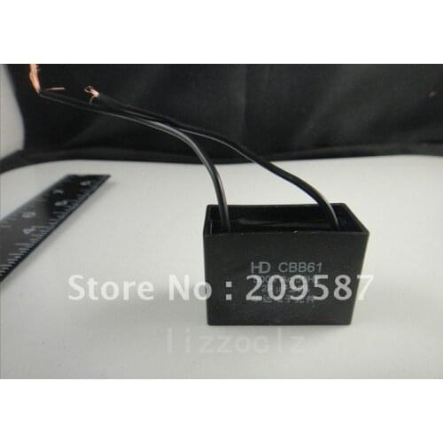 10pcs Fan Capacitor Metallized Capacitor Start Capacitor CBB61 500VAC 2.4uF