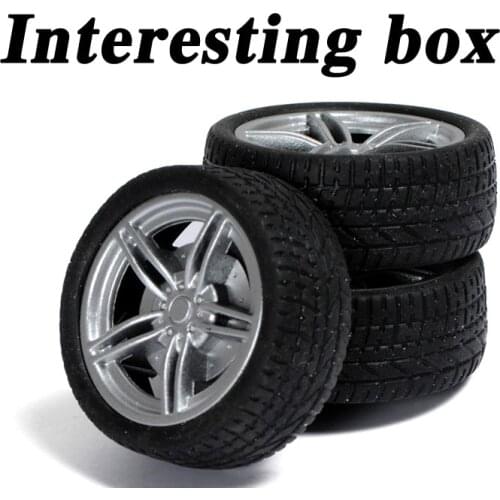 Model rubber car tires DIY remote control four-wheel drive toy car tires 2 pack 48*3mm