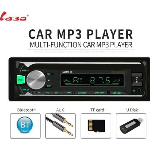 2019 New 12V Car tuner Stereo bluetooth FM Radio MP3 Audio Player Phone USB/SD MMC Port Car radio bluetooth tuner In-Dash 1 DIN