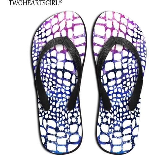 Twoheartsgirl Luxury Brand Mens Flip Flops 3D Gingham Pattern Slippers Summer Casual Boys Beach Sandals Shoes for Take a Walk