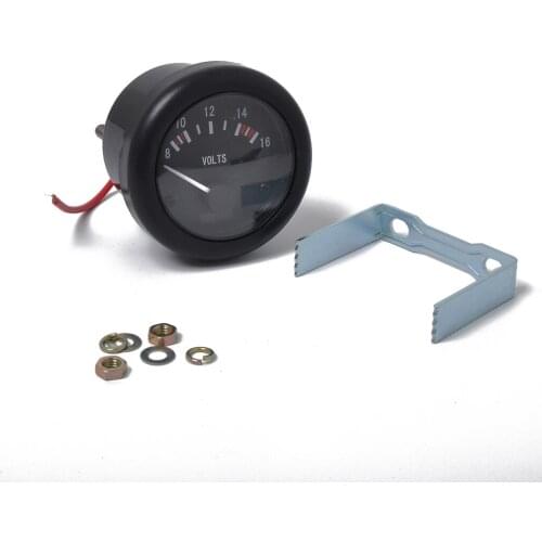 52mm Voltmeter Voltage Meter LED Lights Parts For Marine Boat 8-16V