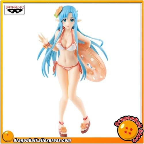 Japan Anime "Sword Art Online Memory Defrag" Original Banpresto EXQ Collection Figure - Tropical Lover Asuna