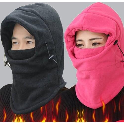 Women Men Hat Cap Warm Windproof Thicken Stretchy for Winter Outdoor Cycling