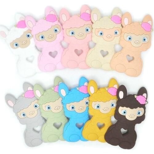 1pc Baby Teether Nursing Accessories Food Grade Silicone Beads Teether Teething Toys Chewable For Kids Boys and Girls