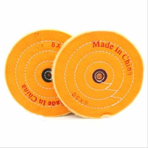 1pc Cotton Lint Mirror Buffing Wheel Cotton Polishing Wheels 3"/4"/5" Grinder For Jewelry Wood Metal Polishing Abrasive Tools