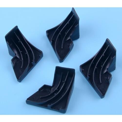 2 Pairs Black Silica Gel Door Baffle for GE Dishwasher WD8X228 WD8X227