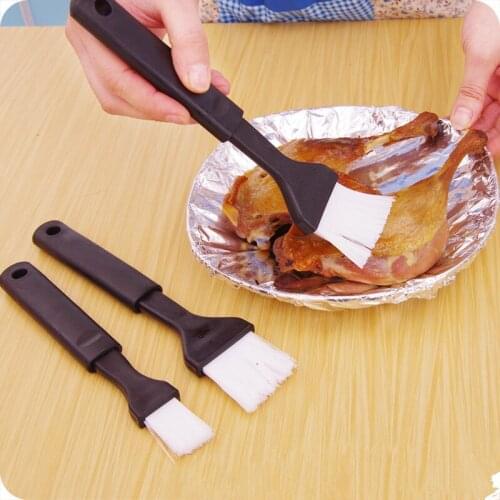 2pcs/set High Temperature Resistance Plastic Barbecue Brush Oil Brush Kitchen Baking Brush Food Cooking Brush Baking Tools