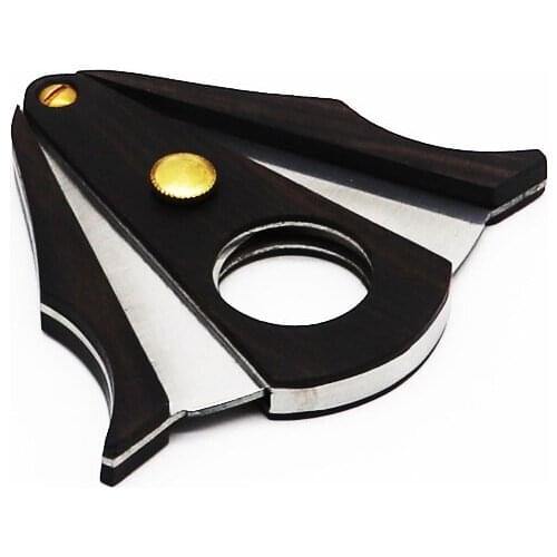 Woodiness Stainless Steel Effective Enjoy Your Eyes Double Blades Cigar Cutter Knife Classic Stainless Steel Cigar Scissors