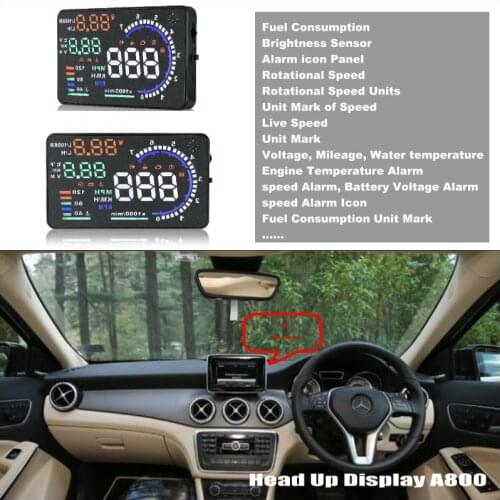For Mercedes Benz GLA Class MB X156 2013~2016 - Reflect to windshield cars Safety driving HUD head up display screen projector