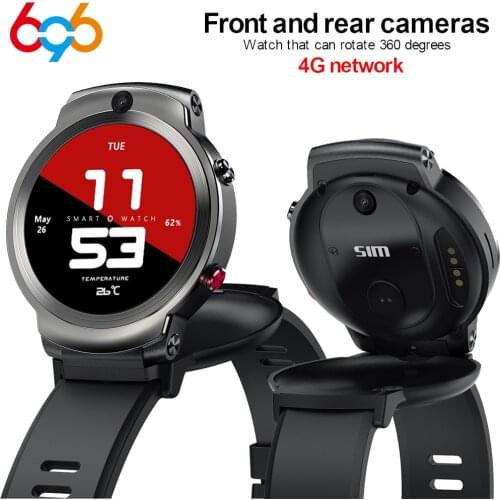 DM28 Smart Watch Men Women 4G Face ID 1.6 Inch Full Screen Android 7.1 OS 3G RAM 32G ROM LTE 4G Sim GPS WIFI Heart Rate Monitor